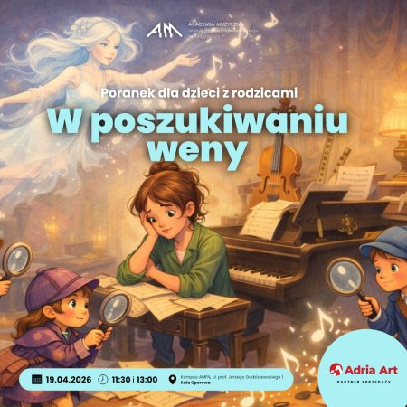 Poranek Muzyczny dla dzieci z rodzicami - W poszukiwaniu weny